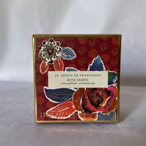 Le Jardin de Fragonard Rose Ambre performed soap INCREDIBLE scent 150g 5.5oz